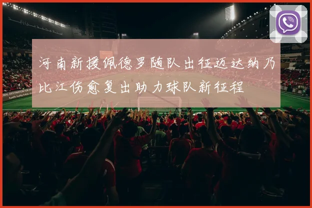 河南新援佩德罗随队出征迈达纳乃比江伤愈复出助力球队新征程